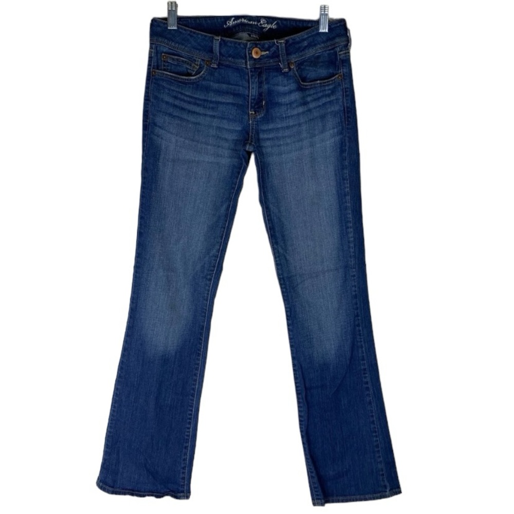 American Eagle Jeans Women’s Blue Slim Bootcut Stretch Denim 8